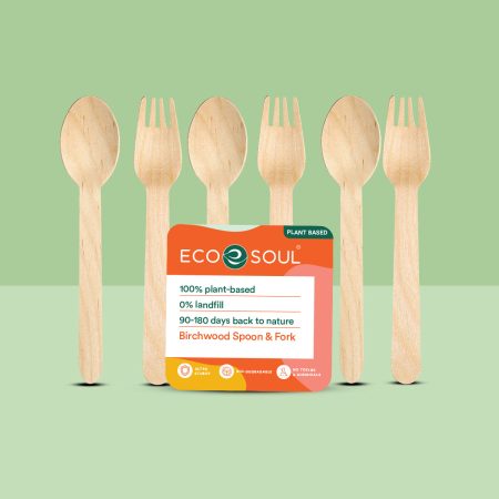 Birchwood Spoon and Fork 140mm